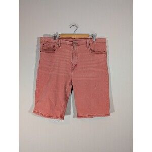 Levi's 502 Mens Terracota Denim Bermuda Shorts Sz 40 Resortwear Preppy College